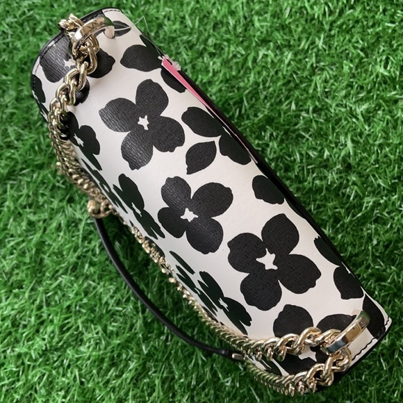 Kate Spade remi graphic blooms flap chain crossbody - Picture 5 of 16